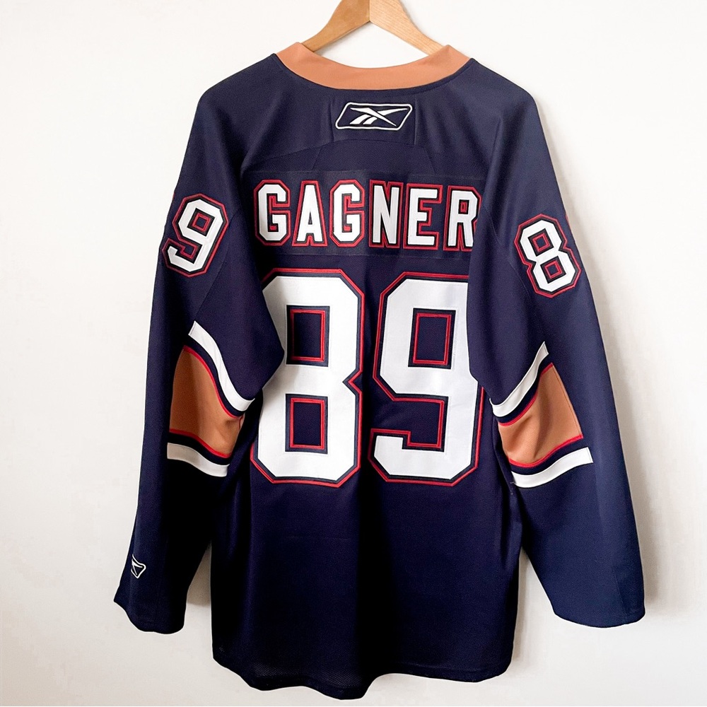 SOLD Men's RbK NHL Oilers Hockey Jersey Gagner, Sz XL - Picture 2 of 13